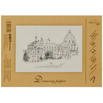ART Heft + Block, Drawing and sketching paper SMLT A4, 160 g/m2, 20 sheets, glued (A4) ART Heft + Block, Drawing and sketching paper SMLT A4, 160 g/m2, 20 sheets, glued (A4)