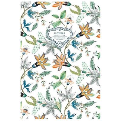 Fresh, Heft + Block, Dekoratives Notizbuch 143x210/96K Linie Blumen (A5, Liniert) Fresh, Heft + Block, Dekoratives Notizbuch 143x210/96K Linie Blumen (A5, Liniert)