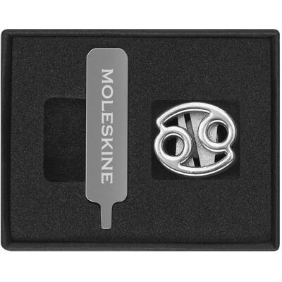 Moleskine, Heft + Block, Pins Cancer Silver (Kein Einband) Moleskine, Heft + Block, Pins Cancer Silver (Kein Einband)