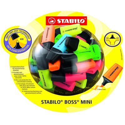 STABILO, Marker, Boss Mini (50x) STABILO, Marker, Boss Mini (50x)