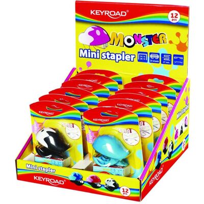 Keyroad, Heftgerät, Mini-hefter + heftklammern, heftklammern bis zu 20 blatt, im display verpackt, farbmischung (20 Blätter) Keyroad, Heftgerät, Mini-hefter + heftklammern, heftklammern bis zu 20 blatt, im display verpackt, farbmischung (20 Blätter)