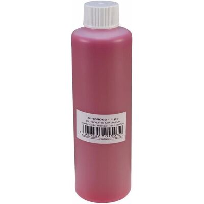 EuroLite Stempel, UV-aktive Stempelfarbe, transparent rot, 250ml EuroLite Stempel, UV-aktive Stempelfarbe, transparent rot, 250ml