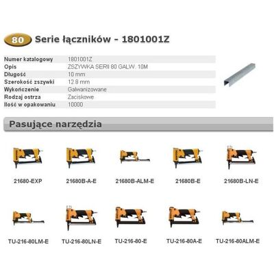 Bostitch, Büroklammer, Heftklammern für leichte Einsatzgebiete der Serie 80 Krone 12,8 mm verzinkt - 10 mm (10000x) Bostitch, Büroklammer, Heftklammern für leichte Einsatzgebiete der Serie 80 Krone 12,8 mm verzinkt - 10 mm (10000x)