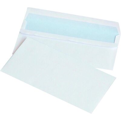 Office Products, Briefumschlag, Büroproduktpakete, SK, DL, 110x220mm, 75 g/qm, 1000 Stk., weiss (110 x 220 mm, 1000x) Office Products, Briefumschlag, Büroproduktpakete, SK, DL, 110x220mm, 75 g/qm, 1000 Stk., weiss (110 x 220 mm, 1000x)