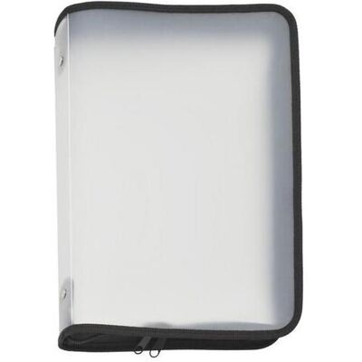 Foldersys, Mappe, Reissverschlussbeutel A4 transparent/schwarz 0,5 mm (A4, 1x) Foldersys, Mappe, Reissverschlussbeutel A4 transparent/schwarz 0,5 mm (A4, 1x)