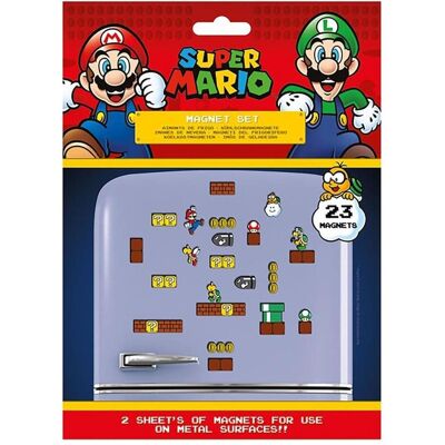 Pyramid Magnet, Super Mario: Mushroom Kingdom Magnet Set (23x) Pyramid Magnet, Super Mario: Mushroom Kingdom Magnet Set (23x)