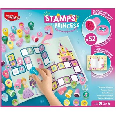 Maped, Stempel, Creativ Kolorowe Stempelki Świat Księżniczek Maped, Stempel, Creativ Kolorowe Stempelki Świat Księżniczek