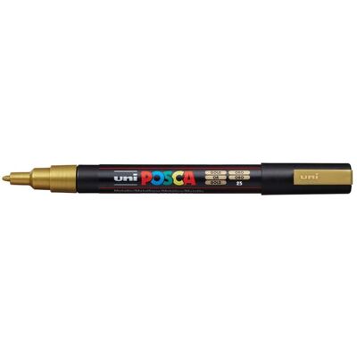 Faber-Castell, Marker, Faber.C.Marker UNI POSCA PC-3M gold BK (1x) Faber-Castell, Marker, Faber.C.Marker UNI POSCA PC-3M gold BK (1x)