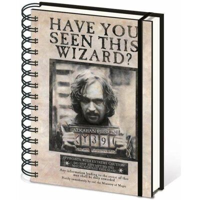 NoName, Heft + Block, HARRY POTTER - Notebook A5 - Wanted Sirius Black (A5, Liniert, Harter Einband) NoName, Heft + Block, HARRY POTTER - Notebook A5 - Wanted Sirius Black (A5, Liniert, Harter Einband)