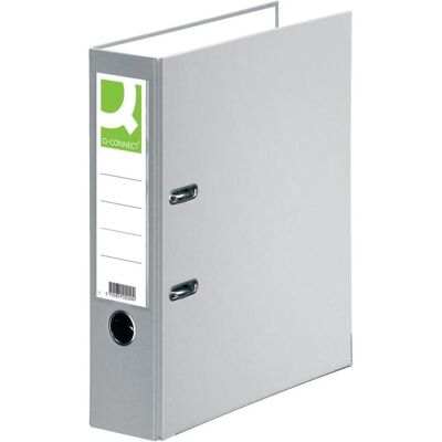 Q-Connect, Ordner, Ordner PP A4 80 mm grau (A4, 80 mm, 1 Stk.) Q-Connect, Ordner, Ordner PP A4 80 mm grau (A4, 80 mm, 1 Stk.)