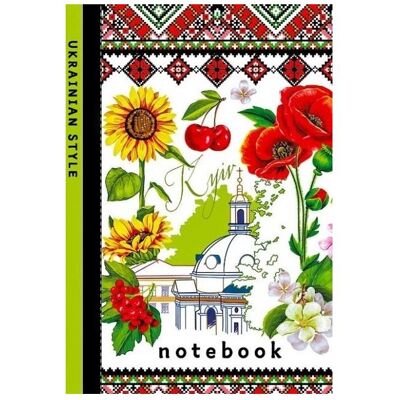 Fresh, Heft + Block, Dekoratives Notizbuch A6/64K Raster TW Flowers (A6, Harter Einband) Fresh, Heft + Block, Dekoratives Notizbuch A6/64K Raster TW Flowers (A6, Harter Einband)