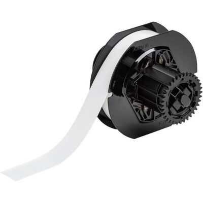 Brady, Etikettenrolle, B33C-500-414, BradyGrip-Klettband zum Bedrucken für BBP33/i3300, Polyester, Weiss, 12.70 mm x (12.70 mm) Brady, Etikettenrolle, B33C-500-414, BradyGrip-Klettband zum Bedrucken für BBP33/i3300, Polyester, Weiss, 12.70 mm x (12.70 mm)