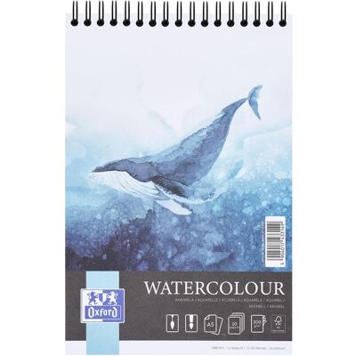 Oxford, Heft + Block, Aquarellblock (A5, Blanko) Oxford, Heft + Block, Aquarellblock (A5, Blanko)