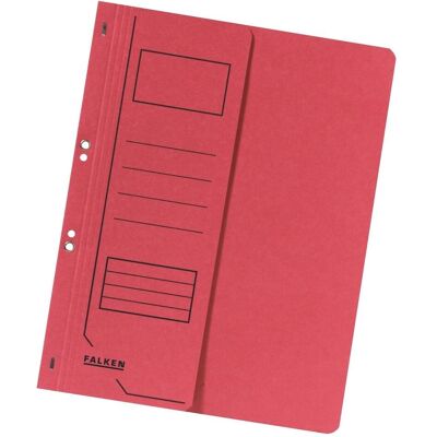 Falken, Mappe, 50 Ösenhefter Karton rot DIN A4 (A4, 50x) Falken, Mappe, 50 Ösenhefter Karton rot DIN A4 (A4, 50x)