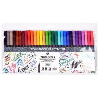 Koh-i-Noor, Schreibstifte, Fineliner 30 Farben (3x) Koh-i-Noor, Schreibstifte, Fineliner 30 Farben (3x)