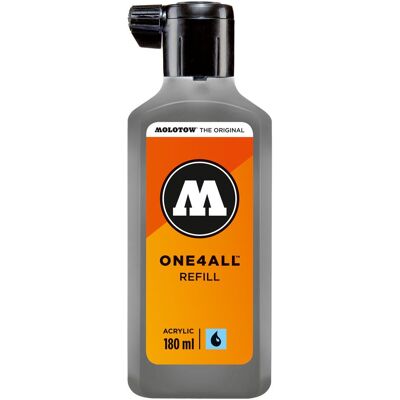 Molotow, Ersatzpatronen + Tintenfass, Nachfülltinte One4All für Permanentmarker 180ml graublau dunkel (Grau, 180 ml) Molotow, Ersatzpatronen + Tintenfass, Nachfülltinte One4All für Permanentmarker 180ml graublau dunkel (Grau, 180 ml)