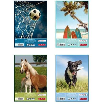 Herlitz, Heft + Block, Zeichenblock DIN A3, 100 g/qm, 20 Blatt (A3, Blanko, Kein Einband) Herlitz, Heft + Block, Zeichenblock DIN A3, 100 g/qm, 20 Blatt (A3, Blanko, Kein Einband)