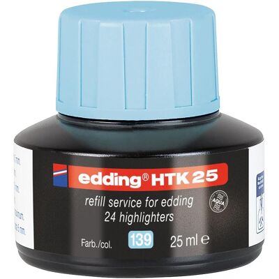 Edding, Marker, Nachfülltusche 25ml pastellblau (1x) Edding, Marker, Nachfülltusche 25ml pastellblau (1x)