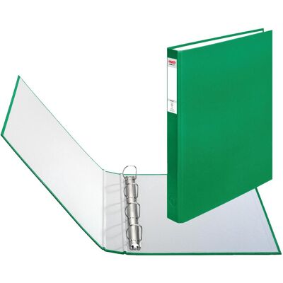 Herlitz, Ordner, Ringbuch, DIN A4, 4-Ring-Abreissvorrichtung, dunkelgrün Rückenbreite: 37 mm, Füllhöhe: 14 mm (A4, 37 mm, 1 Stk.) Herlitz, Ordner, Ringbuch, DIN A4, 4-Ring-Abreissvorrichtung, dunkelgrün Rückenbreite: 37 mm, Füllhöhe: 14 mm (A4, 37 mm, 1 Stk.)