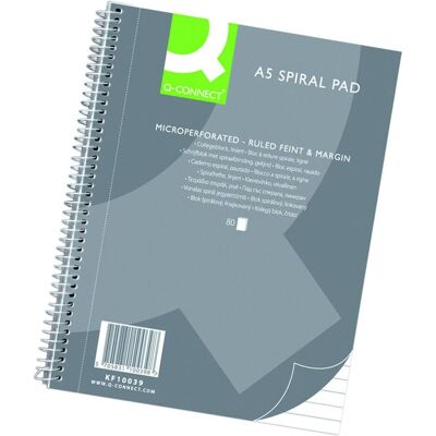 Q-Connect, Heft + Block, Collegeblock (A5, Liniert) Q-Connect, Heft + Block, Collegeblock (A5, Liniert)