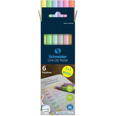 Schneider, Schreibstifte, Fineliner Line up 6er pastell (6x) Schneider, Schreibstifte, Fineliner Line up 6er pastell (6x)
