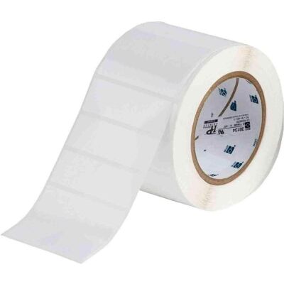 Brady, Etikettenrolle, THT-18-423-3, Polyester, Weiss, 76,2 x 25,4mm, permanent, 1-bahnig(3000 E.) (030134) (76.20 mm) Brady, Etikettenrolle, THT-18-423-3, Polyester, Weiss, 76,2 x 25,4mm, permanent, 1-bahnig(3000 E.) (030134) (76.20 mm)