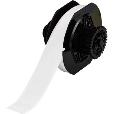 Brady, Etikettenrolle, B30C-1125-549-WT, Polyester, Weiss, glänzend, 28.58 mm x 30.48 m, permanent, für kalte Temper (28.58 mm) Brady, Etikettenrolle, B30C-1125-549-WT, Polyester, Weiss, glänzend, 28.58 mm x 30.48 m, permanent, für kalte Temper (28.58 mm)