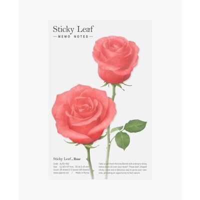Appree, Haftnotiz, Haftnotizen Rote Rose M Appree, Haftnotiz, Haftnotizen Rote Rose M