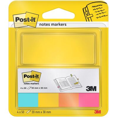 Post-it, Haftnotiz, Papiermarker (38 x 20 mm) Post-it, Haftnotiz, Papiermarker (38 x 20 mm)