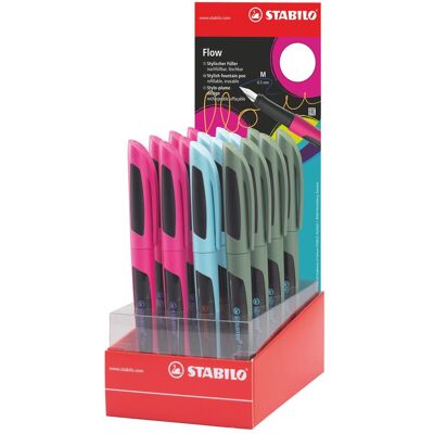 STABILO, Schreibstifte, Flow Füller Sporty 16er Displ. (16x) STABILO, Schreibstifte, Flow Füller Sporty 16er Displ. (16x)