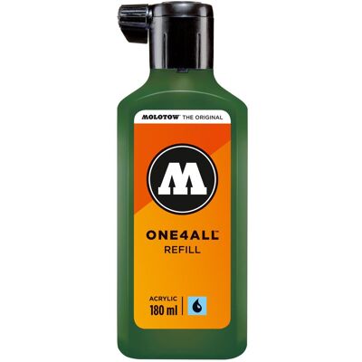 Molotow, Ersatzpatronen + Tintenfass, Nachfülltinte One4All für Permanentmarker 180ml future green (Grün, 180 ml) Molotow, Ersatzpatronen + Tintenfass, Nachfülltinte One4All für Permanentmarker 180ml future green (Grün, 180 ml)