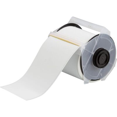 Brady, Etiketten, GMK-4000-854-WT, Toughwash-Etiketten, Polyester, Weiss, 101,6mm x 15,24m, stark klebend, mit Brady, Etiketten, GMK-4000-854-WT, Toughwash-Etiketten, Polyester, Weiss, 101,6mm x 15,24m, stark klebend, mit