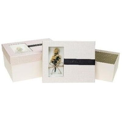 Teka, Geschenkverpackung, Geschenkbox 2 Stück, beige ROSETT (2x) Teka, Geschenkverpackung, Geschenkbox 2 Stück, beige ROSETT (2x)