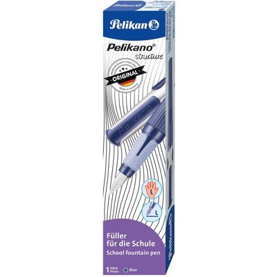Pelikan Schreibstifte, Füllhalter o structure P481L, blau Schaft mit Rillenstruktur, ergonomische Soft-Griffzone (1x) Pelikan Schreibstifte, Füllhalter o structure P481L, blau Schaft mit Rillenstruktur, ergonomische Soft-Griffzone (1x)