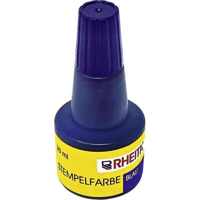 Rheita, Stempel, Stempelfarbe 30ml blau Rheita, Stempel, Stempelfarbe 30ml blau