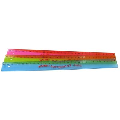 Magni, Lineal, KUM GMBH CO. Lineal Linkshänder 30cm Softieflex sortiert (30 cm, Kunststoff) Magni, Lineal, KUM GMBH CO. Lineal Linkshänder 30cm Softieflex sortiert (30 cm, Kunststoff)
