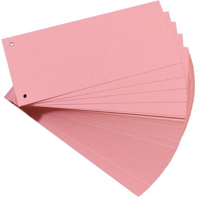 Herlitz, Ordner Zubehör, Trennstreifen rosa 100er Herlitz, Ordner Zubehör, Trennstreifen rosa 100er