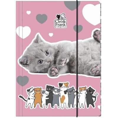 Derform, Ordner, A4-Ordner mit Gummiband Cleo und Frank 39 Cat (A4) Derform, Ordner, A4-Ordner mit Gummiband Cleo und Frank 39 Cat (A4)