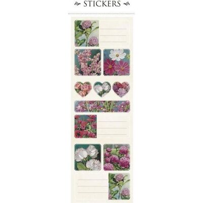 Sköna Ting, Sticker, Dekorative Aufkleber ST149-6 Sommerblumen, 2 Bögen (2 Sticker) Sköna Ting, Sticker, Dekorative Aufkleber ST149-6 Sommerblumen, 2 Bögen (2 Sticker)