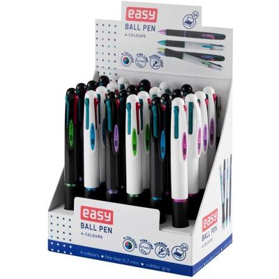 Easy, Schreibstifte, Lang vierfarbig 24 Stk. (233724) (24x) Easy, Schreibstifte, Lang vierfarbig 24 Stk. (233724) (24x)