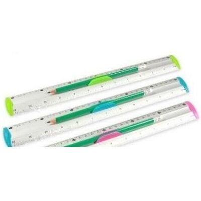 Polsirhurt, Lineal, Aluminiumlineal mit Griff, 30 cm (30 cm, Aluminium) Polsirhurt, Lineal, Aluminiumlineal mit Griff, 30 cm (30 cm, Aluminium)