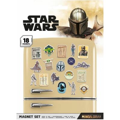 Pyramid Magnet, THE MANDALORIAN - Bounty Hunter - Set de magnets (20x) Pyramid Magnet, THE MANDALORIAN - Bounty Hunter - Set de magnets (20x)