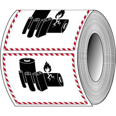 Brady, Etiketten, ADR-LBM, B-7610, Verpackungsetiketten - Lithiumbatterie-Markierung, Papier, matt, Schwarz & Brady, Etiketten, ADR-LBM, B-7610, Verpackungsetiketten - Lithiumbatterie-Markierung, Papier, matt, Schwarz &
