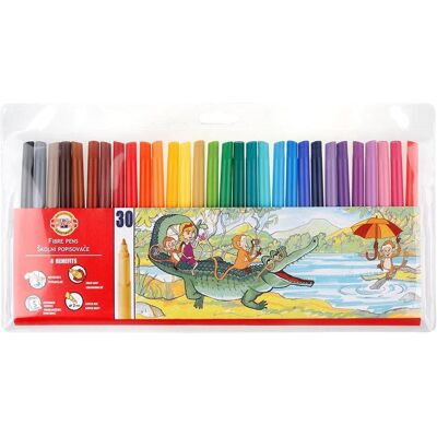 Koh-i-Noor, Malstifte, Marker 30 Farben (245652) (30x) Koh-i-Noor, Malstifte, Marker 30 Farben (245652) (30x)