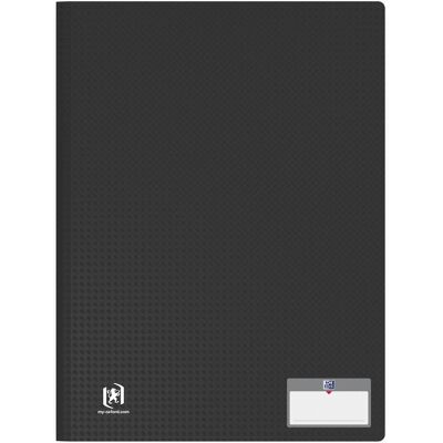 Elba, Mappe, Sichtbuch "Memphis", DIN A4, mit 80 Hüllen, schwarz aus PP, mit Beschriftungsetikett (A4) Elba, Mappe, Sichtbuch "Memphis", DIN A4, mit 80 Hüllen, schwarz aus PP, mit Beschriftungsetikett (A4)