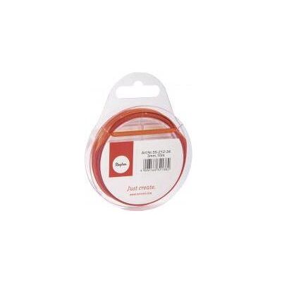 Rayher, Geschenkverpackung, Satinband, orange, 10 m Rayher, Geschenkverpackung, Satinband, orange, 10 m