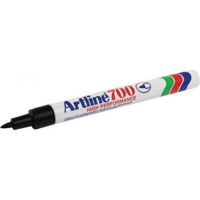 Artline, Marker, Marker 700 permanent sort 0,7 mm - (12 stk.) (12x) Artline, Marker, Marker 700 permanent sort 0,7 mm - (12 stk.) (12x)