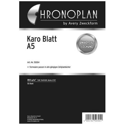 Chronoplan, Agenda, Karo Blatt (A5) Chronoplan, Agenda, Karo Blatt (A5)