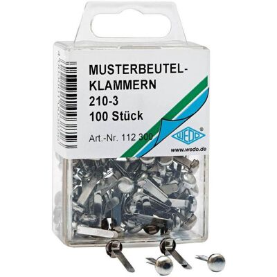 Wedo, Büroklammer, Rundkopfklammer (100x) Wedo, Büroklammer, Rundkopfklammer (100x)