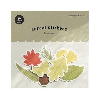 Teka, Sticker, Dekorative Papieraufkleber Blätter (21 Sticker) Teka, Sticker, Dekorative Papieraufkleber Blätter (21 Sticker)